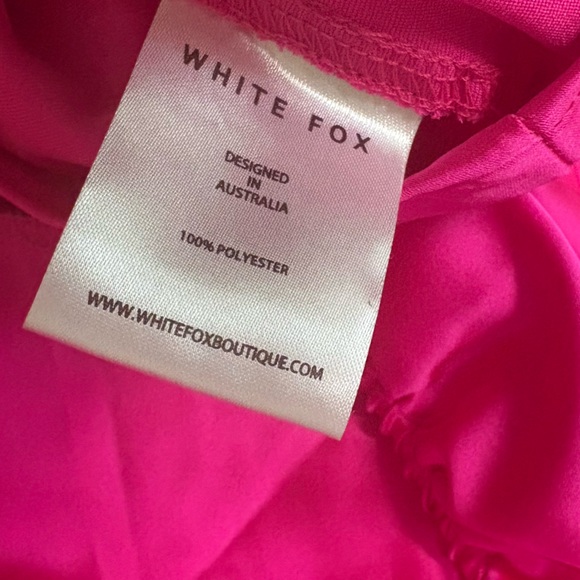 White Fox Pink Coming In Hot Mini Dress Size Small - Picture 10 of 11